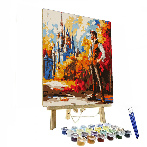 Gaston’s Castle of Confidence - Disney Inspired DIY Painting By Numbers Kit