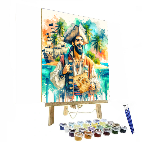 Jolly Pirate - DIY Painting By Numbers Kit