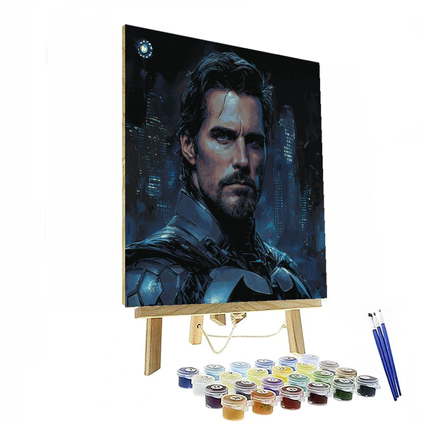 Christian Bale: Metamorphosis of a Dark Knight - DIY Painting By Numbers Kit