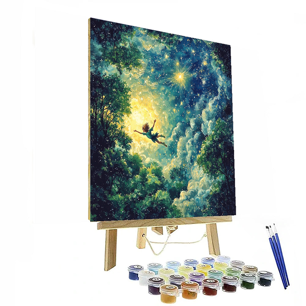 Peter Pan's Neverland Dreams - Disney Inspired DIY Painting By Numbers Kit