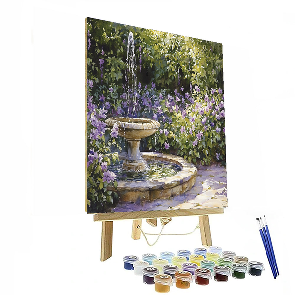 Jasmine's Royal Garden Retreat - Disney Inspired DIY Painting By Numbers Kit