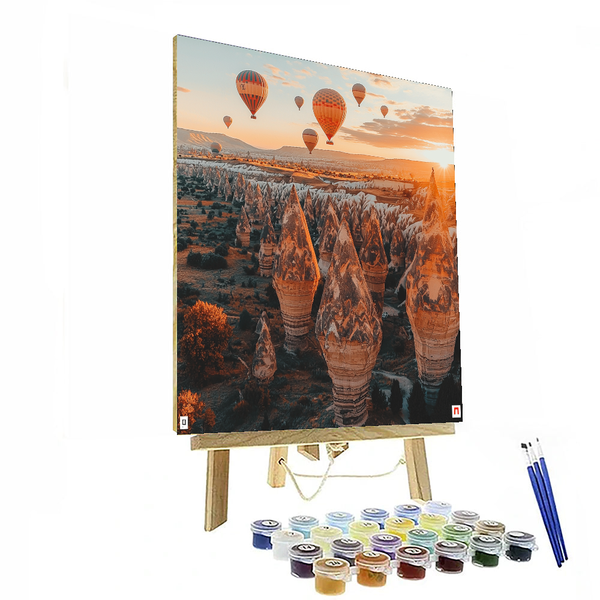 Cappadocia's Fairy Chimneys - DIY Painting By Numbers Kit