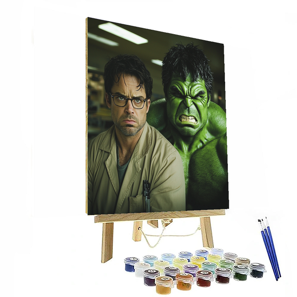 Mark Ruffalo: Raging Intellect and Green Fury - DIY Painting By Numbers Kit