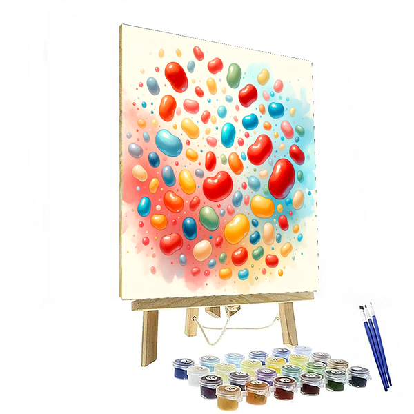 Joyful Jellybeans - DIY Painting By Numbers Kit