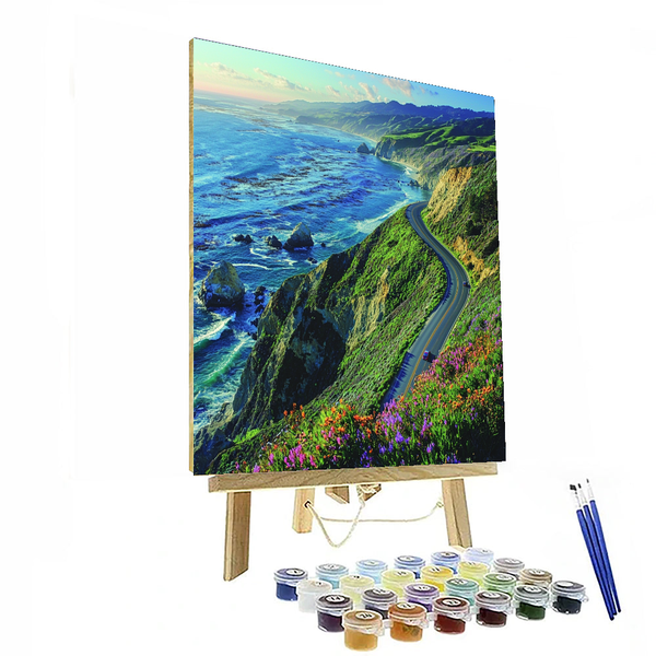 Big Sur Coastal Highway - DIY Painting By Numbers Kit