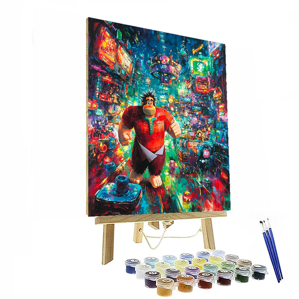 Wreck-It Ralph's Video Game World - Disney Inspired DIY Painting By Numbers Kit