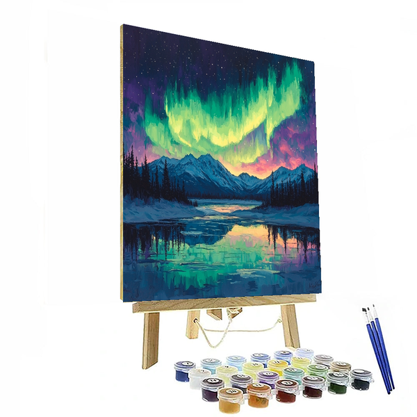 The Northern Lights - DIY Painting By Numbers Kit