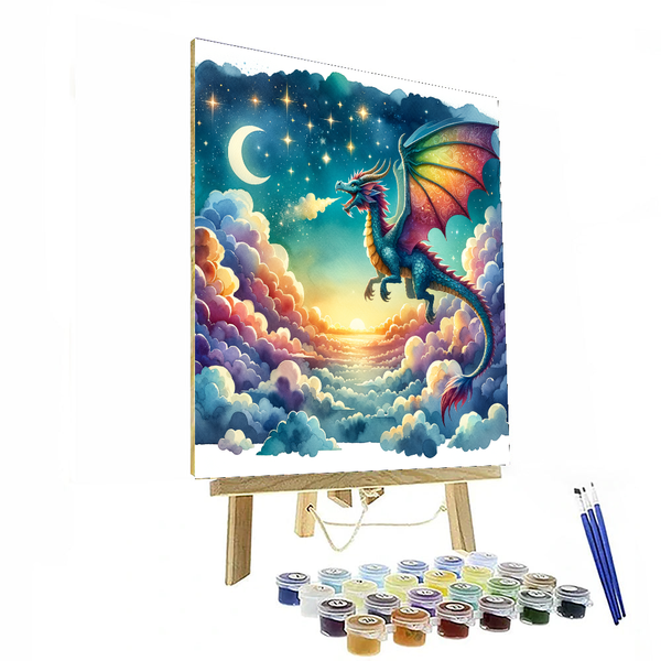 Daring Dragon Flight - DIY Painting By Numbers Kit