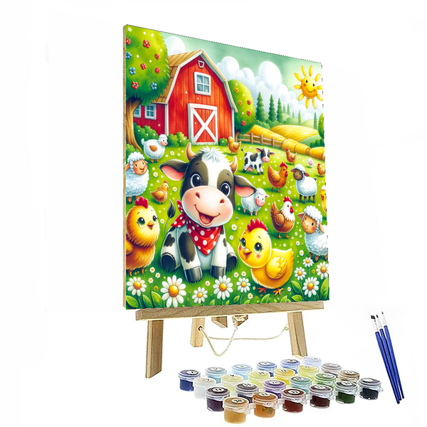 Fun on the Farm - DIY Painting By Numbers Kit