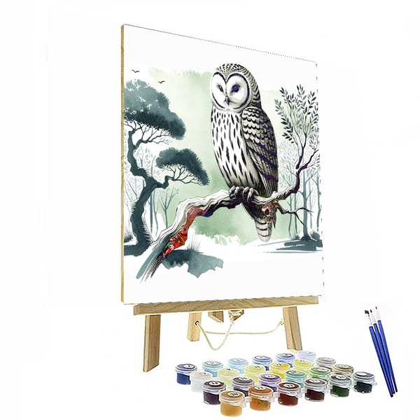 Wise Old Owl - DIY Painting By Numbers Kit