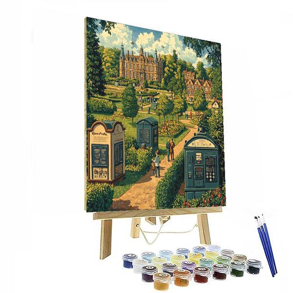 Bletchley Park - Milton Keynes, England - DIY Painting By Numbers Kit