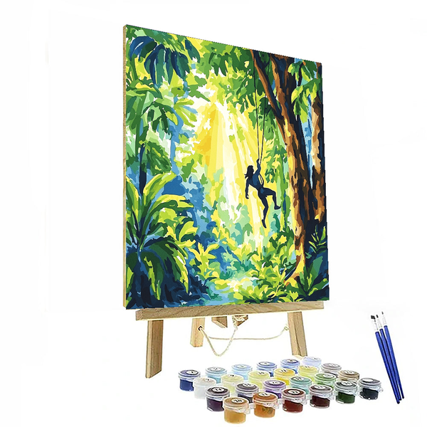 Tarzan Jungle Exploration - Disney Inspired DIY Painting By Numbers Kit