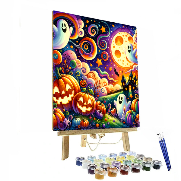 Whimsical Halloween Night - DIY Painting By Numbers Kit