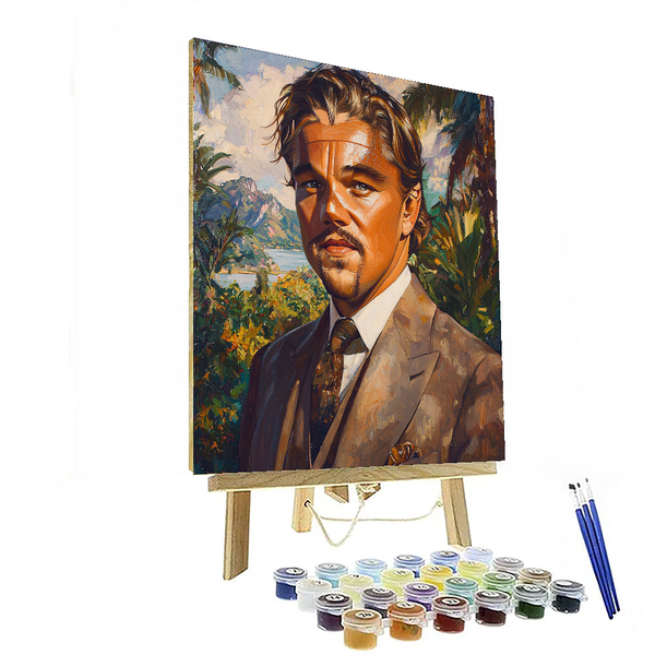 Leonardo DiCaprio: The Odyssey of an Artistic Visionary - DIY Painting By Numbers Kit