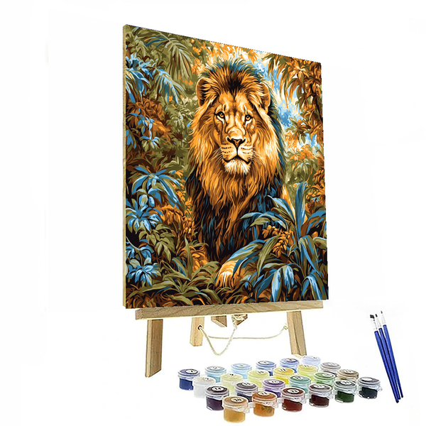 Rousseau Inspired Wildlife Harmony - DIY Painting By Numbers Kit