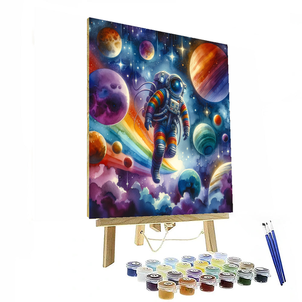 Daring Space Explorer - DIY Painting By Numbers Kit