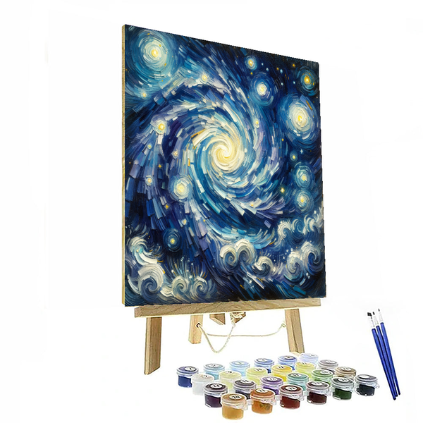 Vincent Van Gogh Inspired Stellar Dreams - DIY Painting By Numbers Kit