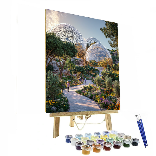 Eden Project - Cornwall, England - DIY Painting By Numbers Kit