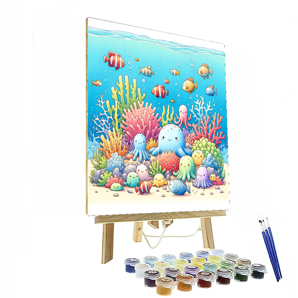 Friendly Ocean Adventure - DIY Painting By Numbers Kit