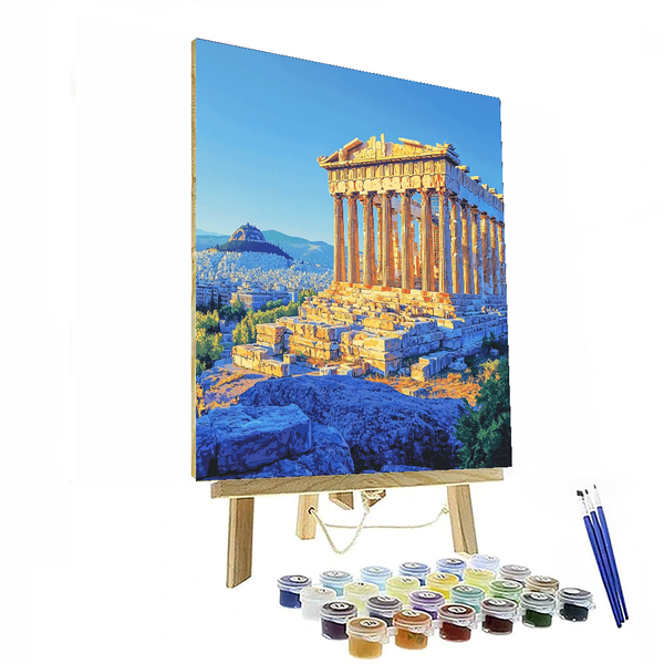 Acropolis of Athens - Greece - DIY Painting By Numbers Kit