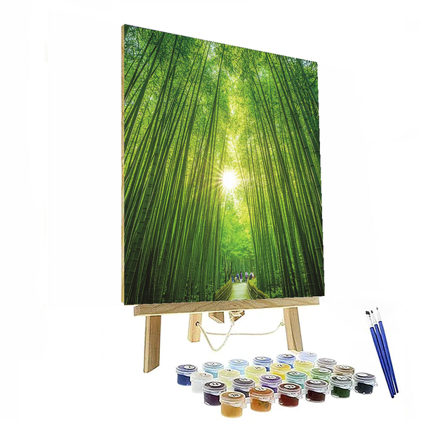 Bamboo Forest - Chengdu - DIY Painting By Numbers Kit