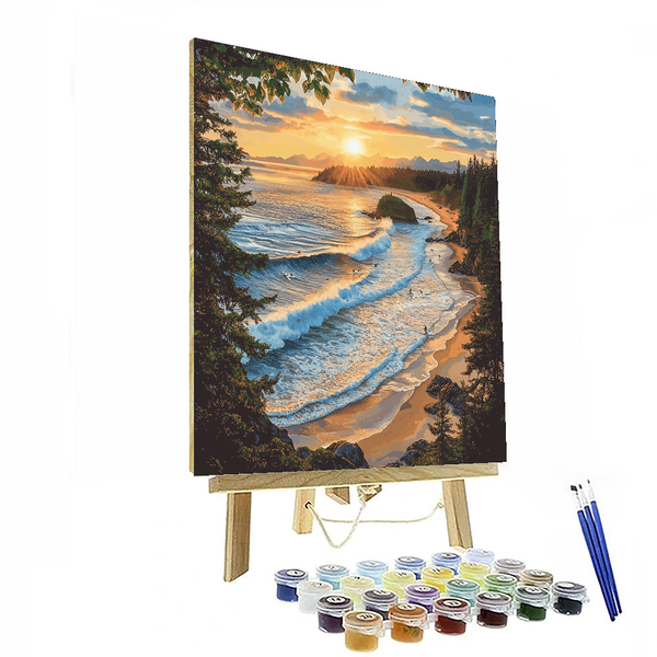 Vancouver Island's Tofino - DIY Painting By Numbers Kit