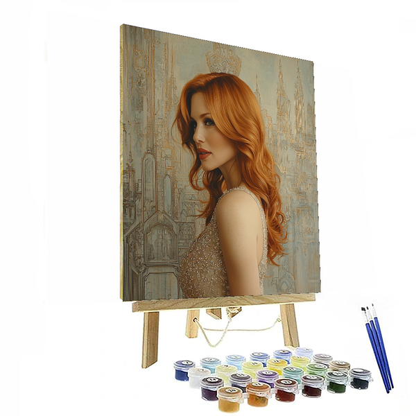 Jessica Chastain: The Redhead of Hollywood Resilience - DIY Painting By Numbers Kit