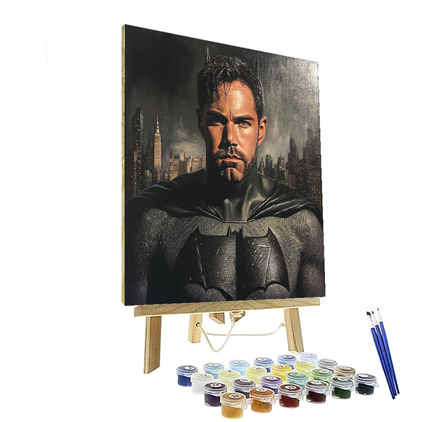 Ben Affleck: A Batman's Duality in a Hollywood Journey - DIY Painting By Numbers Kit