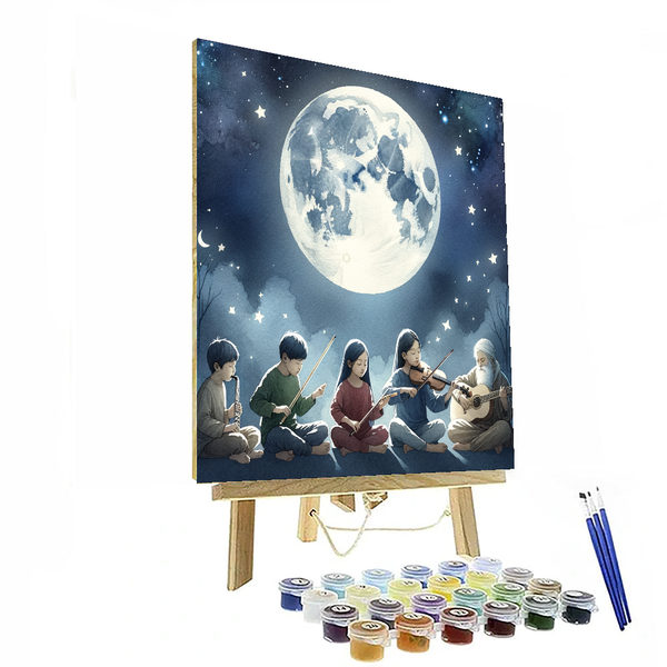 Moonlight Sonata - DIY Painting By Numbers Kit