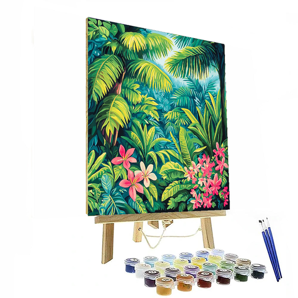 Rousseau Inspired Lush Tropics - DIY Painting By Numbers Kit