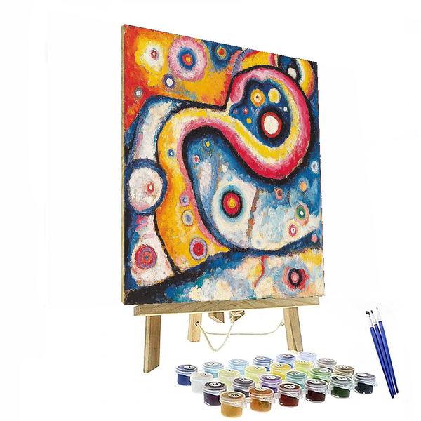 Wassily Kandinsky Inspired Vibrant Symphony - DIY Painting By Numbers Kit