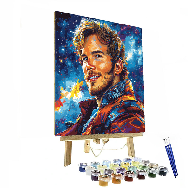 Chris Pratt: An Adventurous Journey from Parks to the Stars - DIY Painting By Numbers Kit