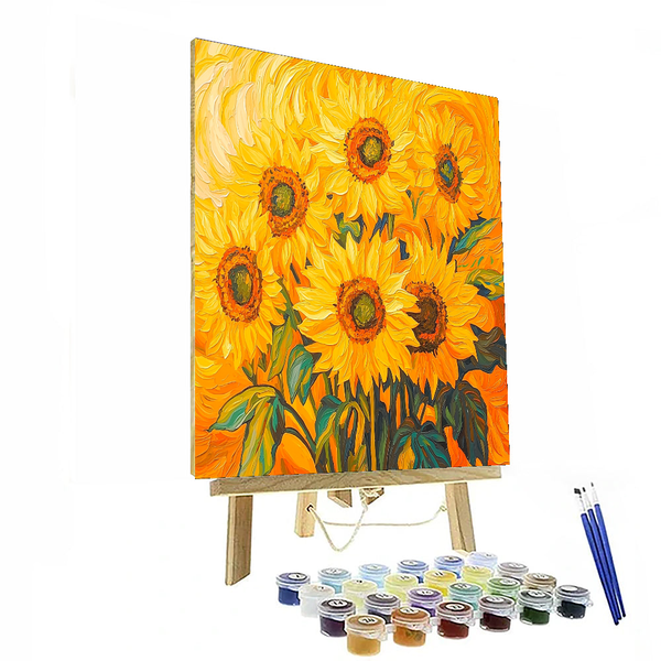 Vincent Van Gogh Inspired Eternal Sunshine - DIY Painting By Numbers Kit