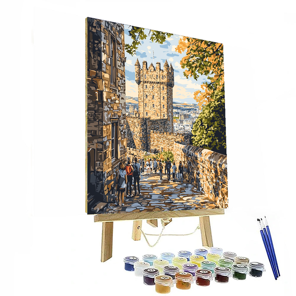 Edinburgh Castle - DIY Painting By Numbers Kit