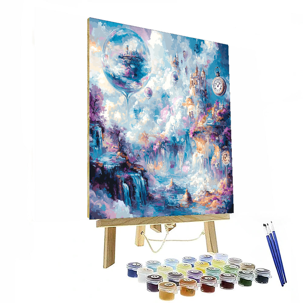 Dali Inspired Surrealist Dreamscape - DIY Painting By Numbers Kit