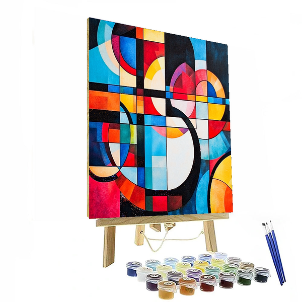 Wassily Kandinsky Inspired The Harmony of Colors - DIY Painting By Numbers Kit