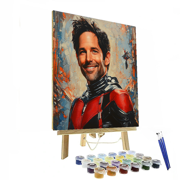 Paul Rudd: Der ewige Zauber von Ant-Man – Malen nach Zahlen zum Selbermachen