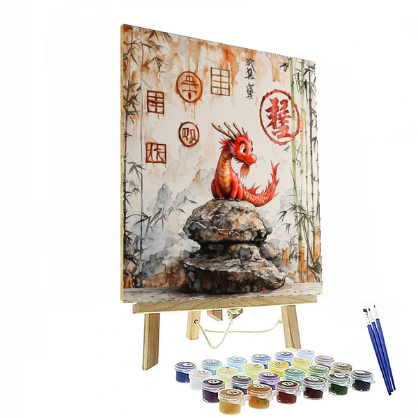 Mushu's Guardian Watch - Disney Inspired DIY Painting By Numbers Kit