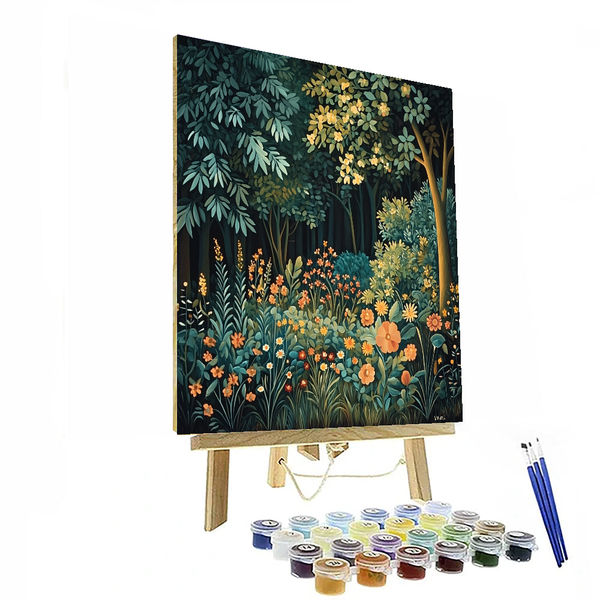 Henri Rousseau Inspired Forest Mystique - DIY Painting By Numbers Kit