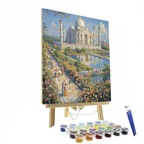 Taj Mahal - India - DIY Painting By Numbers Kit