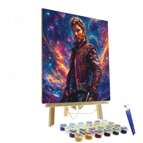 Chris Pratt: Starlord's Galactic Gambit - DIY Painting By Numbers Kit