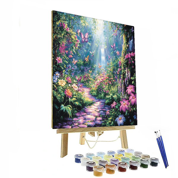 Monet Inspired The Enchanted Garden - DIY Painting By Numbers Kit