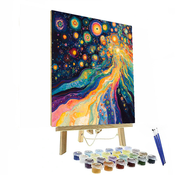 Wassily Kandinsky Inspired Cosmic Ballet - DIY Painting By Numbers Kit