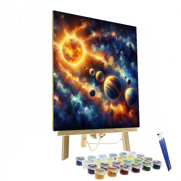 Stellar Visions inspiriert von Vincent Van Gogh – Malen nach Zahlen-Set zum Selbermachen