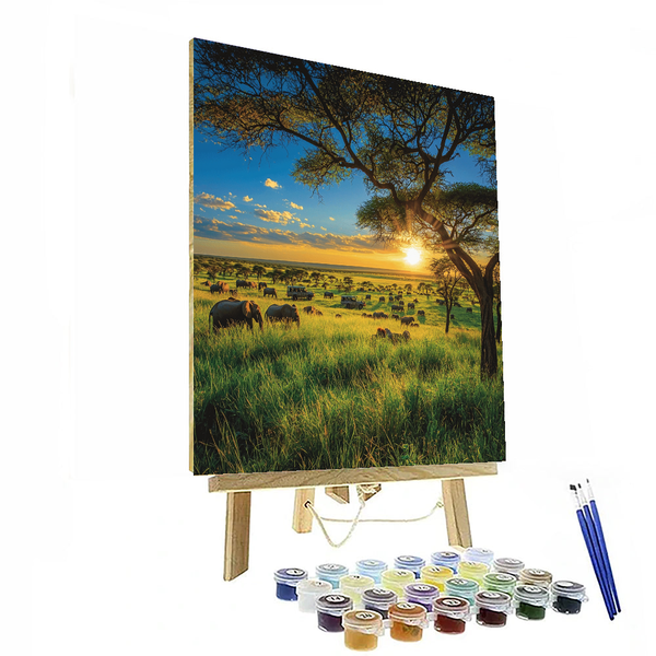 Tsavo National Park - DIY Painting By Numbers Kit