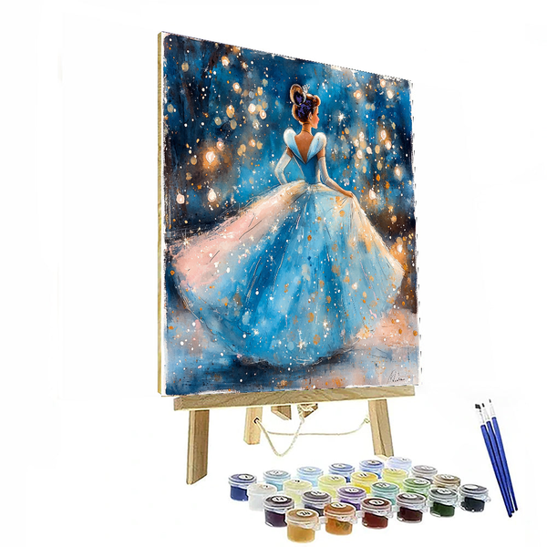 Cinderella's Fairy Tale - Disney Inspired DIY Painting By Numbers Kit