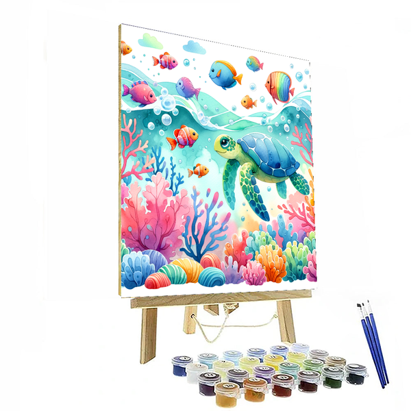 Lively Undersea Paradise - DIY Painting By Numbers Kit