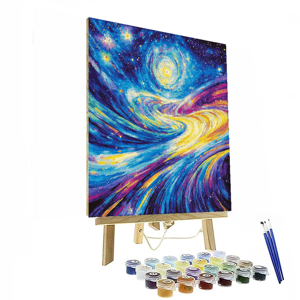 Wassily Kandinsky Inspired Galactic Whirl - DIY Painting By Numbers Kit