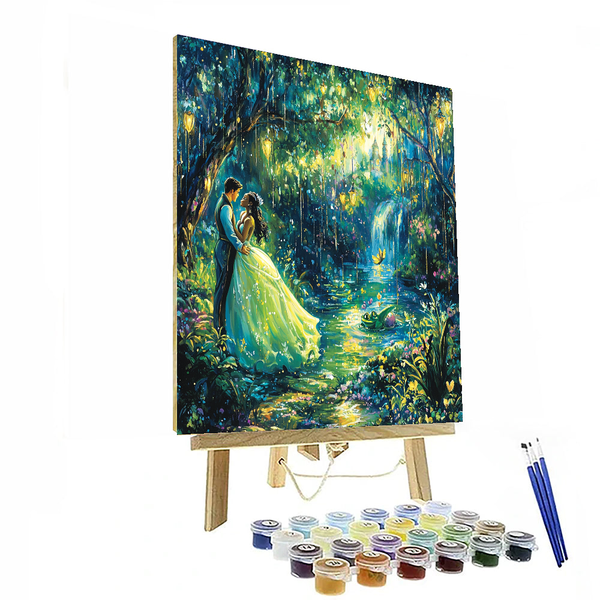 Tiana and the Frog Prince - Disney Inspired DIY Painting By Numbers Kit