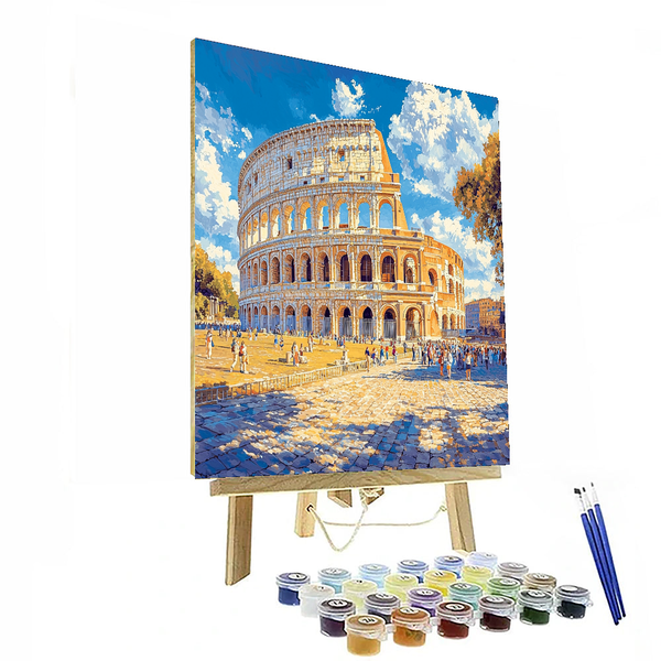 The Colosseum - Rome - DIY Painting By Numbers Kit